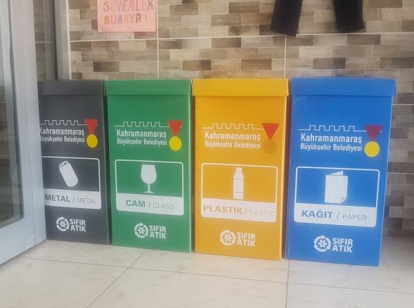 "Sıfır Atık" Projesi Kapsamında Okulumuzun Geri Dönüşüm Kutuları Yenilendi